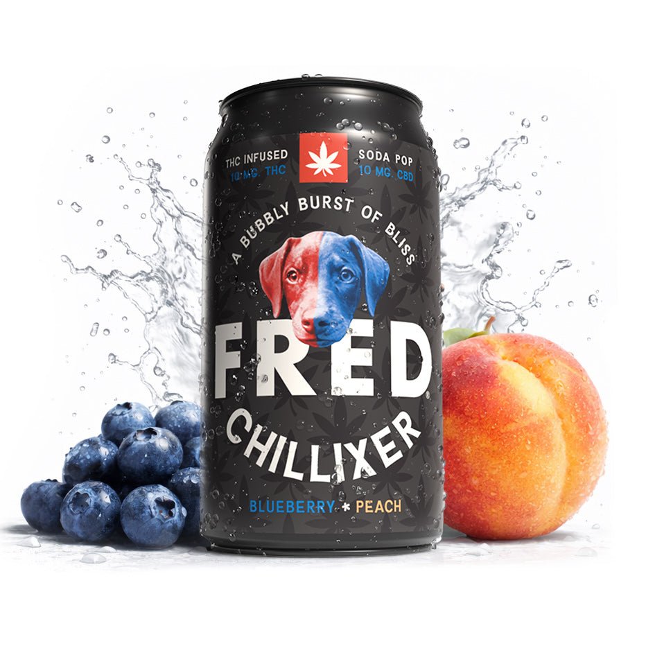 the FRED CHILLIXER - 4 PACK - Fizzy Lifting Infused Beverages