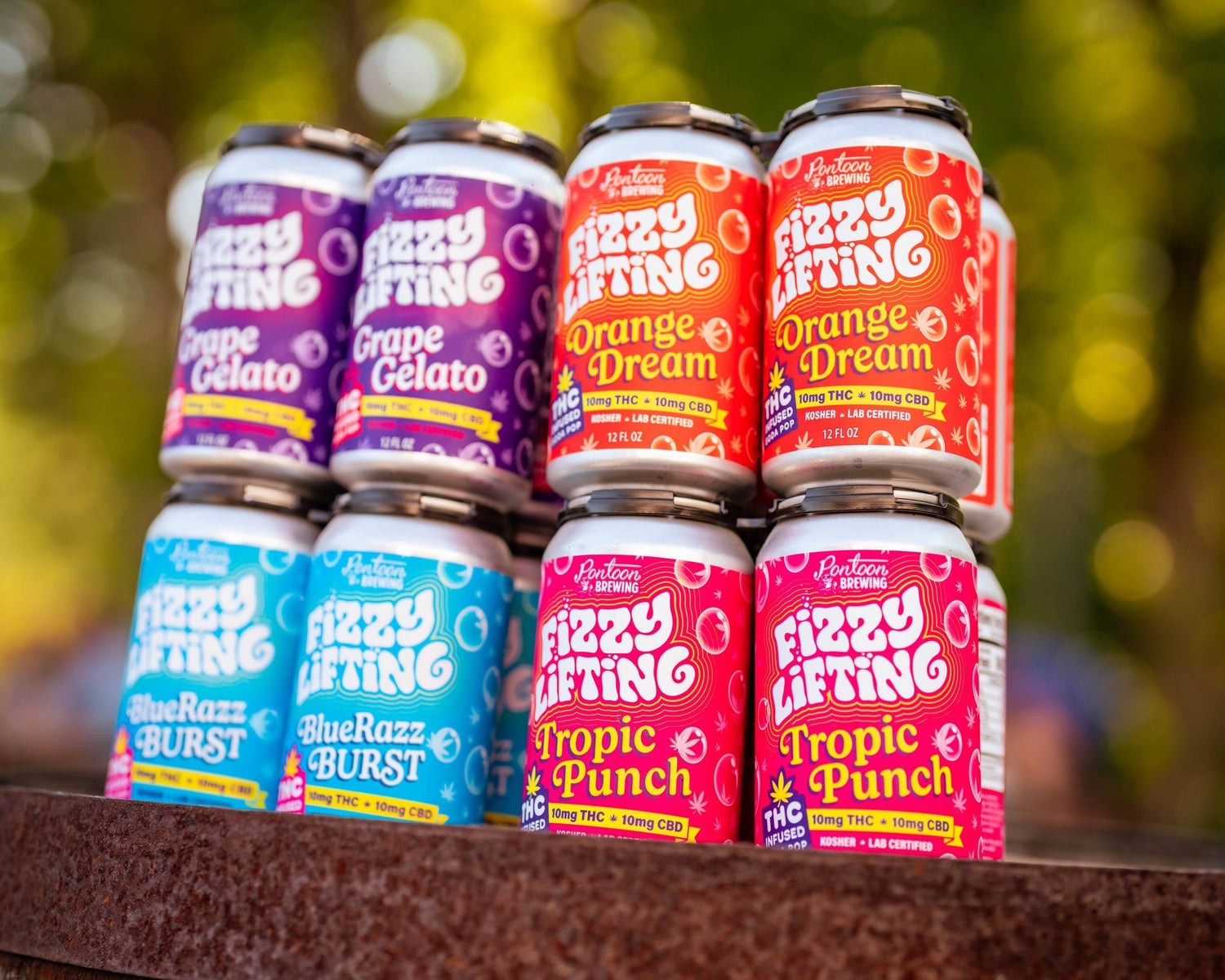 Fizzy Lifting THC Soda Sampler – 4‑Pack Variety (10mg Delta‑9 | Fast‑Acting Nano THC Drinks) - Fizzy Lifting Infused Beverages